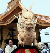 祇園祭大船鉾の龍頭